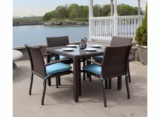 Outdoor Wicker Dining